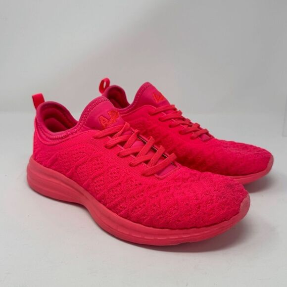 APL | Neon Impulse Red Techloom Phantom Athletic Shoes Women’s Size 9.5 - Picture 8 of 11